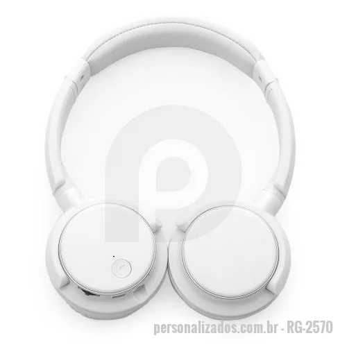 Fone de ouvido personalizado - Fone sem fio, Bluetooth 4.1, rádio FM, entrada TF (microSD), microfone integrado. Arco ajustável, entrada Micro-USB.