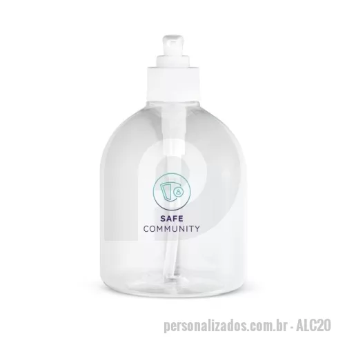 Frasco personalizado - Frasco Plástico Personalizado 500ml
