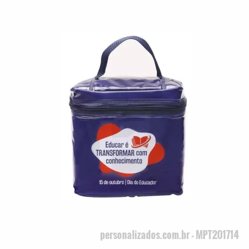Frasqueira térmica personalizada - FRASQUEIRA TERMICA  4,7 LITROS PERSONALIZADA, TAMANHO 20X17X14 - BOLSA TERMICA PVC