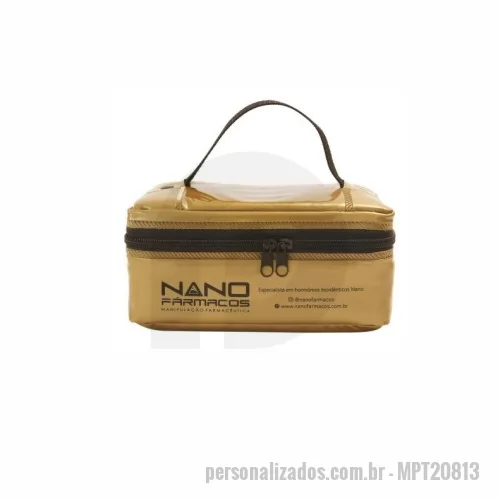 Frasqueira térmica personalizada - FRASQUEIRA TÉRMICA 2 LITROS PERSONALIZADA - TAMANHO 20X8X13 - BOLSA TERMICA PVC