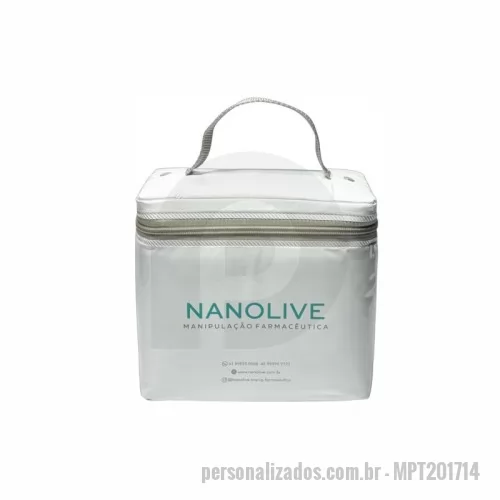 Frasqueira térmica personalizada - FRASQUEIRA TERMICA  4,4 LITROS PERSONALIZADA, TAMANHO 20X17X14 - BOLSA TERMICA PVC