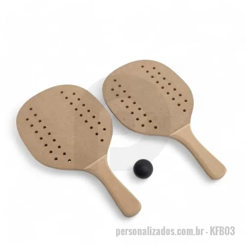 Frescobol personalizado - Kit Frescobol Personalizado