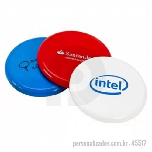 Frisbee personalizado - Frisbee Personalizado para Brindes. Sua marca proporcionando momentos de diversão. Diversão saudável para praia, campo, parques, pessoas, crianças e até para ser usado em treinamento de cães.