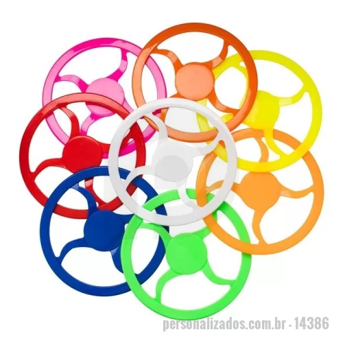 Frisbee personalizado - Garanta momentos de pura diversão e interação com o seu pet com o nosso frisbee colorido! Disponível em diversas cores vibrantes, ele é perfeito para brincadeiras ao ar livre, estimulando a atividade física e melhorando a sua saúde e a do seu melhor amigo. Feito com plástico, é fácil de lançar e confortável para o pet segurar. Torne os passeios ainda mais animados e proporcione ao seu amigão uma experiência cheia de energia e alegria!