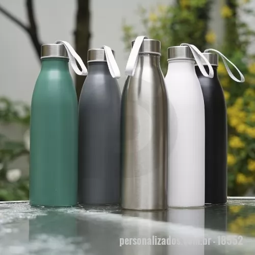 Garrafa de metal personalizada - Garrafa Inox 750ml