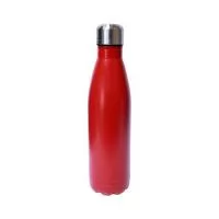 Garrafa Inox 750ml  Descrição: Isolamento a vácuo Resistente à corrosão e oxidação Livre de BPA A tecnologia usada na garrafa elimina o  suor  causado pela condensação. Vedação em borracha protetora de silicone Conserva bebidas quentes ou frias. Não é um modelo térmico Altura :  27,5 cm Largura :  7,3 cm Circunferência :  23 cm Medidas aproximadas para gravação (CxL):  14 cm x 6 cm Peso aproximado (g): 189 Laser 1 Lado