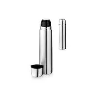 Garrafa em aço inox com parede dupla isolada a vácuo. Capacidade até 1Litro.