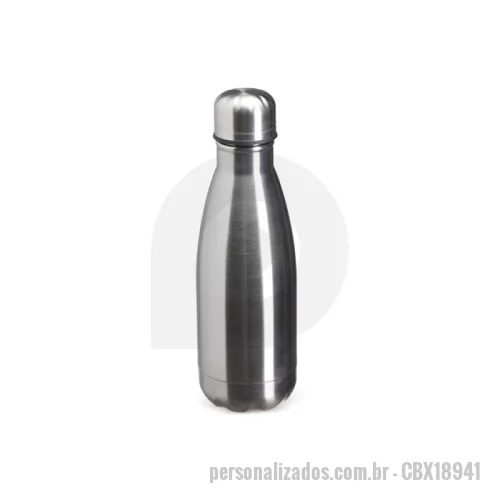 Garrafa personalizada - Garrafa Personalizada - CBX18941 - Garrafa térmica de 350ml com isolamento a vácuo e parede dupla em inox, ideal para conservar líquidos quentes ou frios por mais tempo. Seu acabamento em aço escovado une elegância e durabilidade, tornando-a perfeita para o uso diário no trabalho, na academia ou em viagens. Compacta e eficiente, oferece excelente desempenho térmico e praticidade no transporte.  ????? Tag do Produto Garrafa Térmica Inox 350ml com Isolamento a Vácuo  Parede dupla com isolamento térmico  Aço inox com acabamento escovado  Capacidade: 350ml  Conserva líquidos quentes e frios  Design moderno e compacto - 176006 - Garrafa