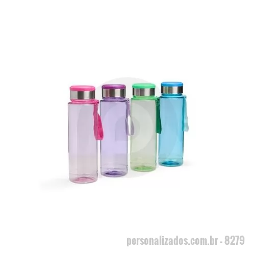 Garrafa personalizada - Hidratação e organização! Feita em plástico, nossa garrafa tem capacidade de 950 ml e contém uma função extra: porta comprimidos. Sua tampa rosqueável com detalhe em alumínio possui um compartimento para armazenar comprimidos de forma segura. Além di