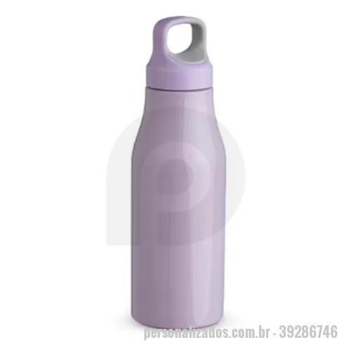 Garrafa personalizada - A Garrafa Inox 650ml Personalizada é uma excelente opção para empresas, eventos, academias, campanhas promocionais e presentes personalizados. Fabricada em inox de alta qualidade, combina resistência, praticidade e um design moderno, sendo ideal para o uso diário.  Com capacidade para 650ml, possui tampa rosqueável com alça para transporte, oferecendo mais segurança no fechamento e praticidade para levar a garrafa em viagens, caminhadas, academia ou ambiente de trabalho.  A personalização pode ser realizada em gravação a laser, proporcionando um acabamento sofisticado, permanente e resistente, ou em DTF UV, ideal para logotipos, artes coloridas e imagens com excelente definição e alta durabilidade.  Características Capacidade: 650ml Material: Inox Tampa rosqueável Alça para transporte Personalização em gravação a laser ou DTF UV Medidas Altura: 23,6 cm Largura: 7,2 cm Circunferência: 22,7 cm Informações Importantes O prazo de produção começa a contar somente após a aprovação do layout 