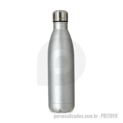 Garrafa personalizada - Garrafa 750ml em inox personalizada 