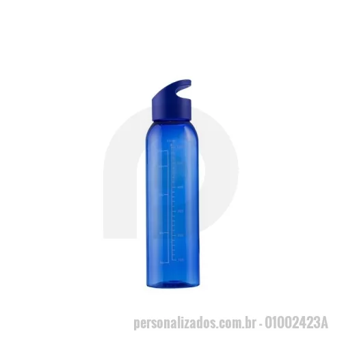 Garrafa Plástica personalizada - Garrafa feita em plástico livre de BPA com capacidade máxima de 700ml 