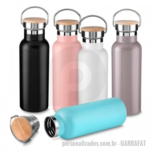 Garrafa térmica personalizada - Garrafa térmica 500ml