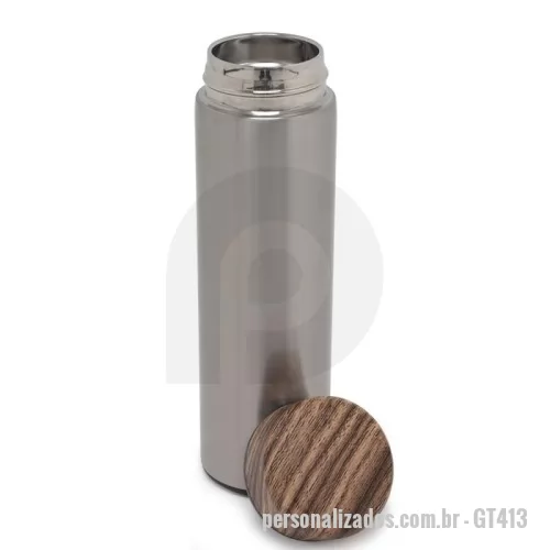 Garrafa térmica personalizada - Garrafa Térmica 500ml Promocional