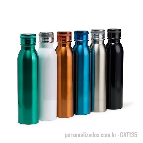 Garrafa térmica personalizada - Garrafa Squeeze Metal Térmico