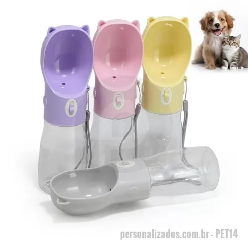 Garrafa térmica personalizada - Garrafa Plástica para Pet