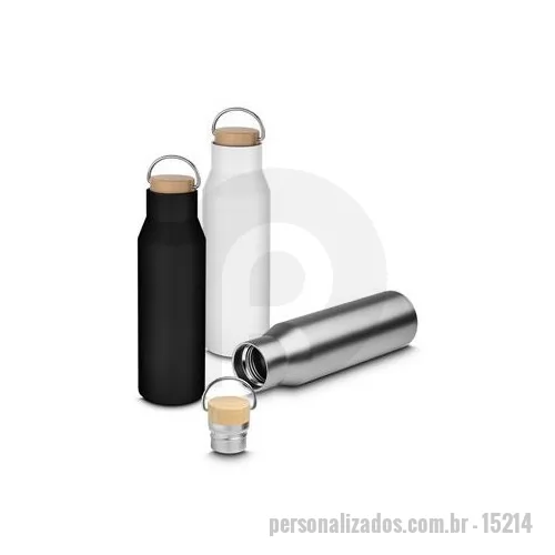 Garrafa térmica personalizada - A garrafa térmica de 600ml é a escolha ideal para quem busca praticidade e eficiência no dia a dia. Produzida em aço inox com parede dupla isolada a vácuo, ela é excelente para manter a temperatura da bebida, seja quente ou fria, por mais tempo. E ai