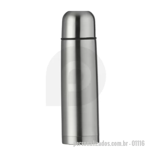 Garrafa térmica personalizada - Garrafa Térmica Inox 500ml