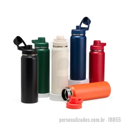 Garrafa térmica personalizada - Garrafa Térmica Inox 850ml