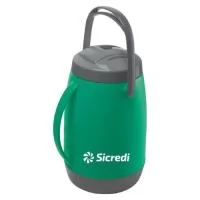 Garrafa Tekthermo Atacama 2,5L. Feita em plástico resistente e bico na tampa.