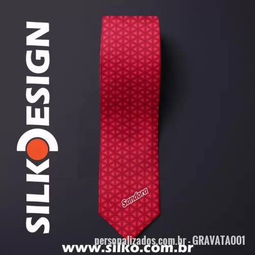 Gravata personalizada - Gravata tradicional ou slim personalizada criamos a estampa