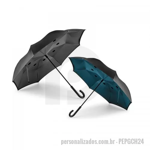 Guarda chuva personalizada - Guarda-Chuva Reversmvel Personalizado