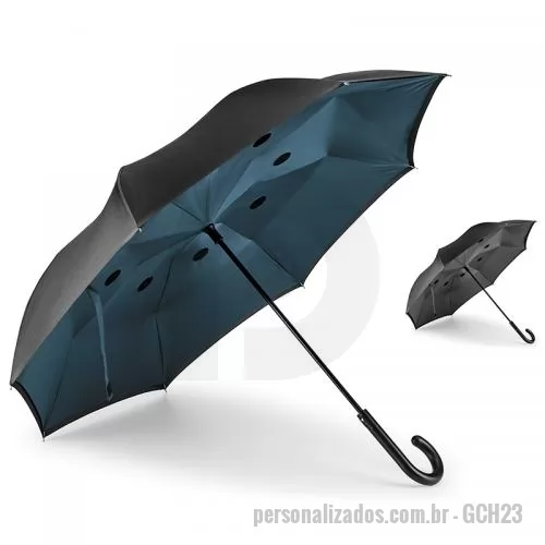 Guarda chuva personalizada - Guarda-Chuva Invertido Personalizado