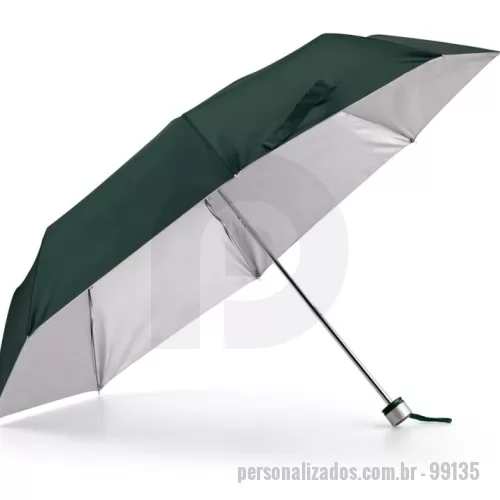 Guarda chuva personalizada - Guarda-chuva dobrável em poliéster 190T dobrável