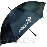 Guarda Chuva Portaria, cabo reto. Disponível em várias cores. Gravação da logomarca em 1 cor em 2 gomos já inclusa.  29  X 8 varetas duplas. Tamanho: Aprox. 140/150 cm de envergadura.