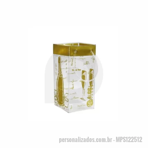 Ice Bag personalizado - ICE BAG PERSONALIZADO, TAMANHO  12X25X12