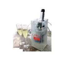Ice Bag Cooler 1 Garrafa Alça Canudo 12x12x25