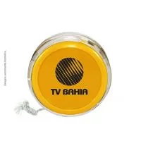 Io-iô PRÓ SPIN de alta performance base maciça em Plástico Premium (PS Cristal) fixada por ultrassom e laterais acopladas em Plástico Premium (PP), cordão duplo em algodão trançado.