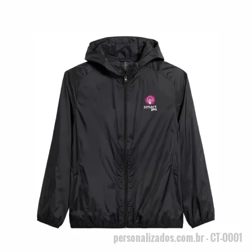 Jaqueta Corta-Vento personalizada - Jaqueta Corta-Vento Personalizada - CT-0001 - CORTA VENTO PERSONALIZADO EM DTF  - 179793 - Jaqueta Corta-Vento
