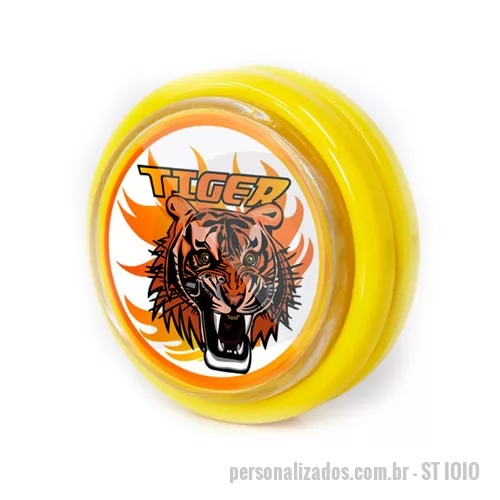 Jogo personalizado - Brinde personalizado de baixo custo e grande apelo junto ao público infantil, o ioiô personalizado tem ótima área para inserção de logomarca customizada e está disponível em diversas opções de cores.
