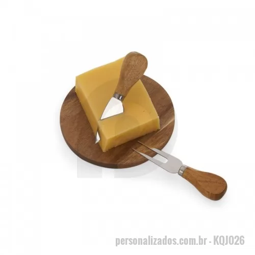 Kit acessórios para queijo personalizado - Kit queijo com 03 pe?as