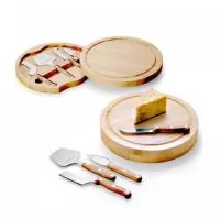 Kit Queijo em Bambu 4p?s