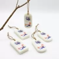 Kit com 6 barras de cera aromatizada e personalizada, embaladas individualmente no saquinho transparencom opção da caixinha kraft  a parte