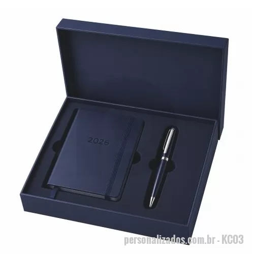 Kit cadernos personalizado - Kit Caderno e Caneta