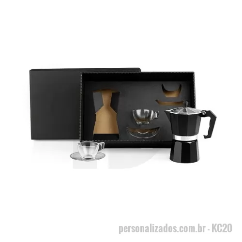 Kit café personalizado - Kit Café 5 Peças Personalizado