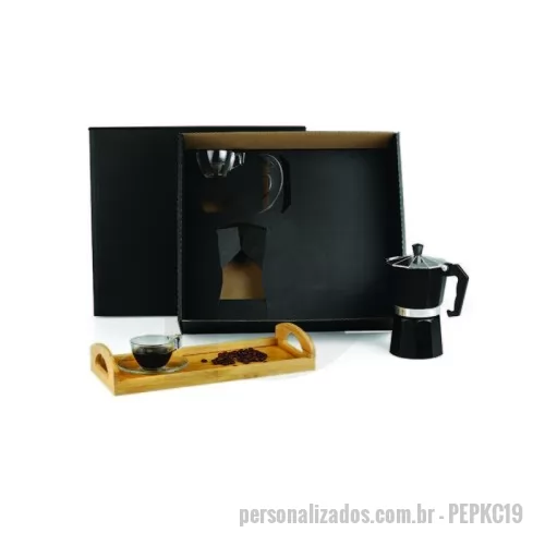 Kit café personalizado - Kit Café 6 Peças Personalizado