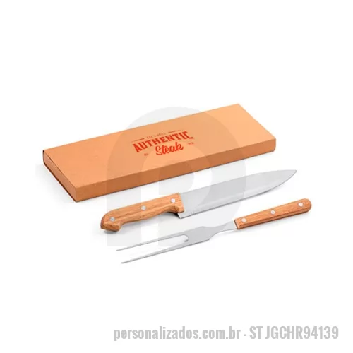 Kit churrasco personalizado - Jogo de Churrasco Personalizado