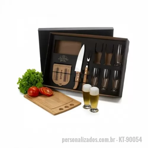 Kit churrasco personalizado - Kit para Churrasco e Cerveja 