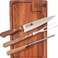 Kit churrasco 04 peças. Um presente tradicional, útil e durável, garantindo a visibilidade da sua marca por muitos anos. Acompanha caixa para presente. Despachamos com frete pago para todo o  Brasil. Faça um orçamento e surpreenda-se com a Royal Laser.