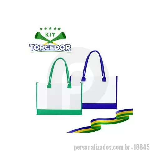Kit copa do mundo personalizado - A opção em juta que você nem sabia que queria, mas vai adorar tê-la ao seu lado, aonde quer que vá! A nossa sacola ecológica possui alças costuradas na parte interna. Espaçosa e com cores que combinam com tudo! Altura : 30 cm Largura : 42,5 cm Profun