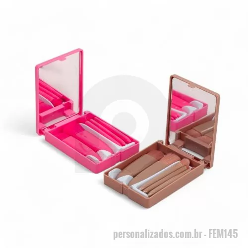 Kit costura personalizado - Kit Maquiagem com 5 peças Personalizado