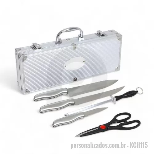 Kit costura personalizado - Kit Churrasco 5 Peças Personalizado