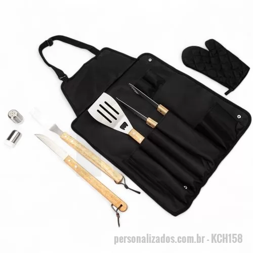 Kit costura personalizado - Kit Churrasco com 8 Peças Personalizado