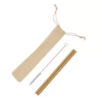 Kit Canudo em Bambu Personalizado