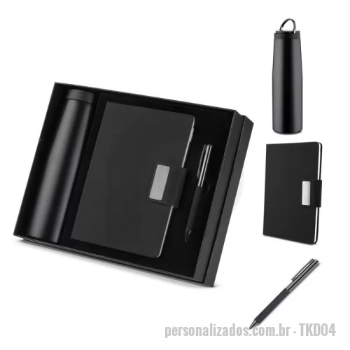 Kit escritório personalizado - Kit Escritório com 3 peças.