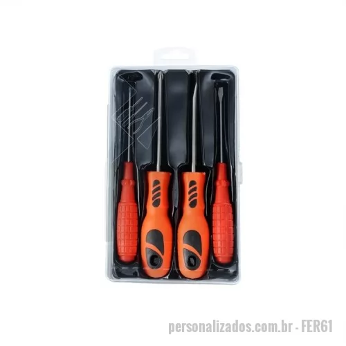 Kit ferramenta personalizado - Kit de Ferramentas 4 Peças Personalizado